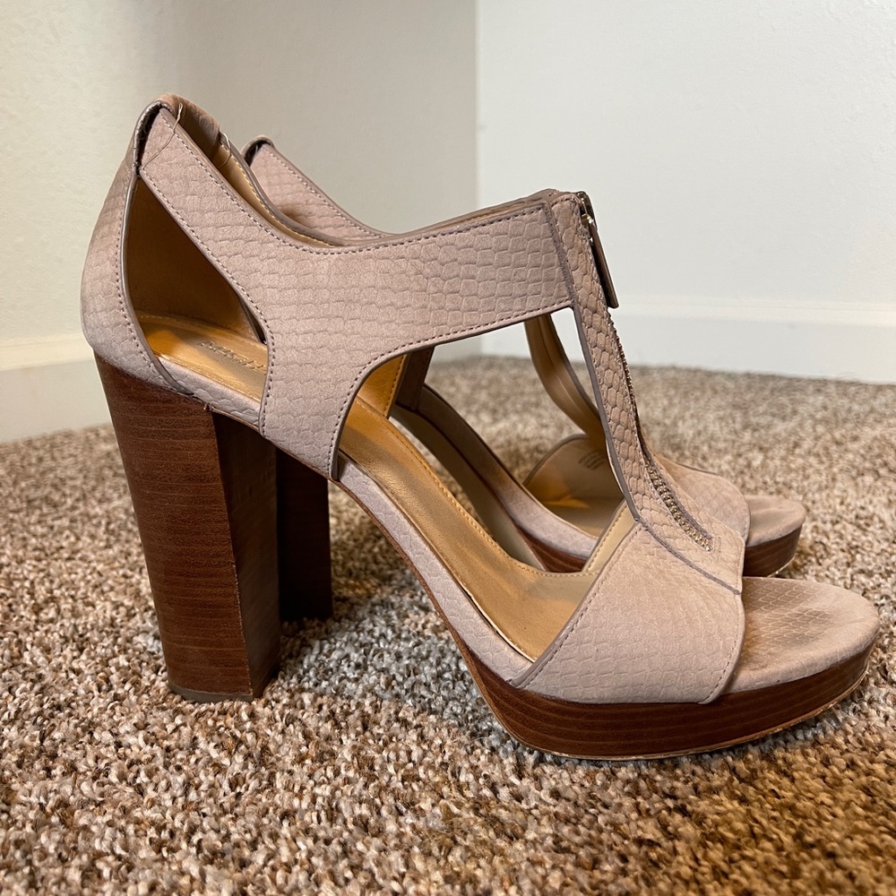 Michael Kors T-Strap Platform Sandal